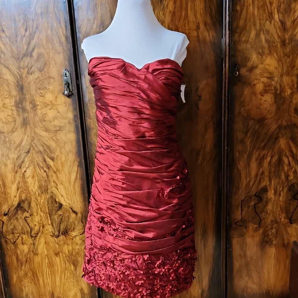 JS Collections Strapless Ruby Dress